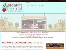 Tablet Screenshot of chandlersfarmmarket.com